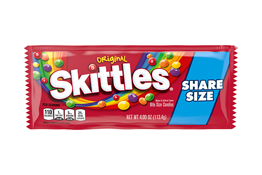 Skittles Original Fruity Candy Share Size